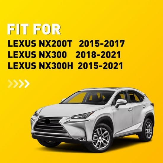 Cushion Console Cover Center Box Pad Protector Black for Lexus NX300 2018-