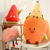 98in Cartoon Plush Toy Fruit Design Strawberry Watermelon Radish Pear Gift Kids