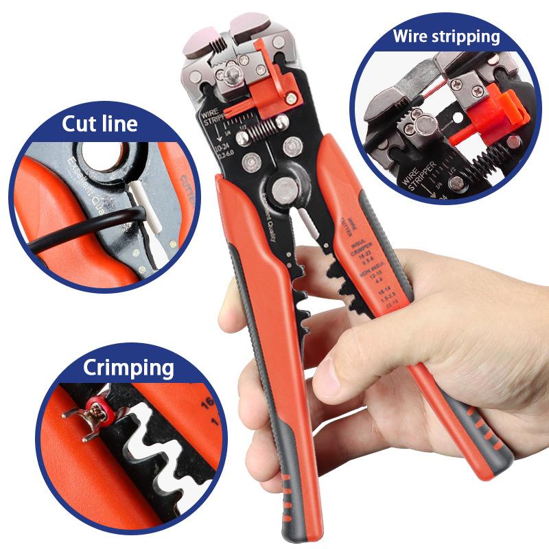 Multi-function Wire Pliers Multi-color Optional Stripping Pliers Cable Stripping Pliers Electrician Manual Stripping Pliers