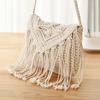 Handmade Cotton Woven Knitted Tassel Crossbody Bag Vintage Shoulder Messenger Bag Female Fashion Beach Summer Handbags 2023 Bag