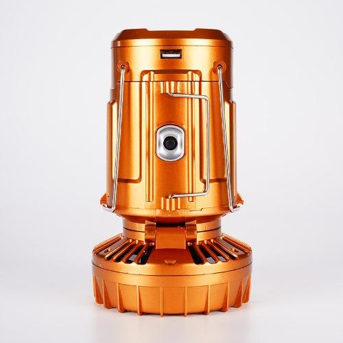 Solar LED horse lamp portable light outdoor tent light USB new electric fan camping light