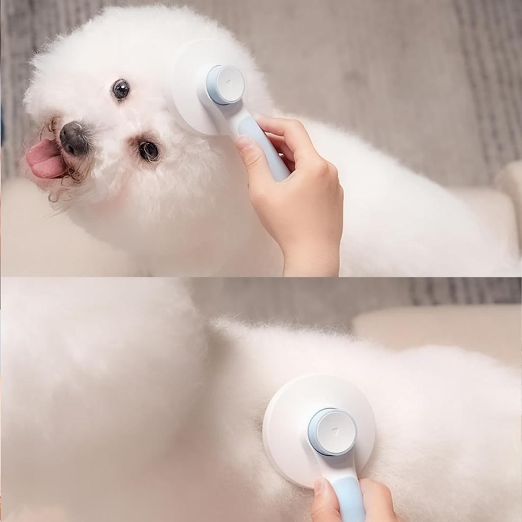 MY DEAR ANIMAL Cat Grooming Shedding Easy Suitable for and Long For Cats and Dogs Brush, Brush, Care, Care, Medium, Medium-Long, Hair, (Pink)
