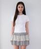 Rose Franz Cancan Frill Mini Skirt [Gray]