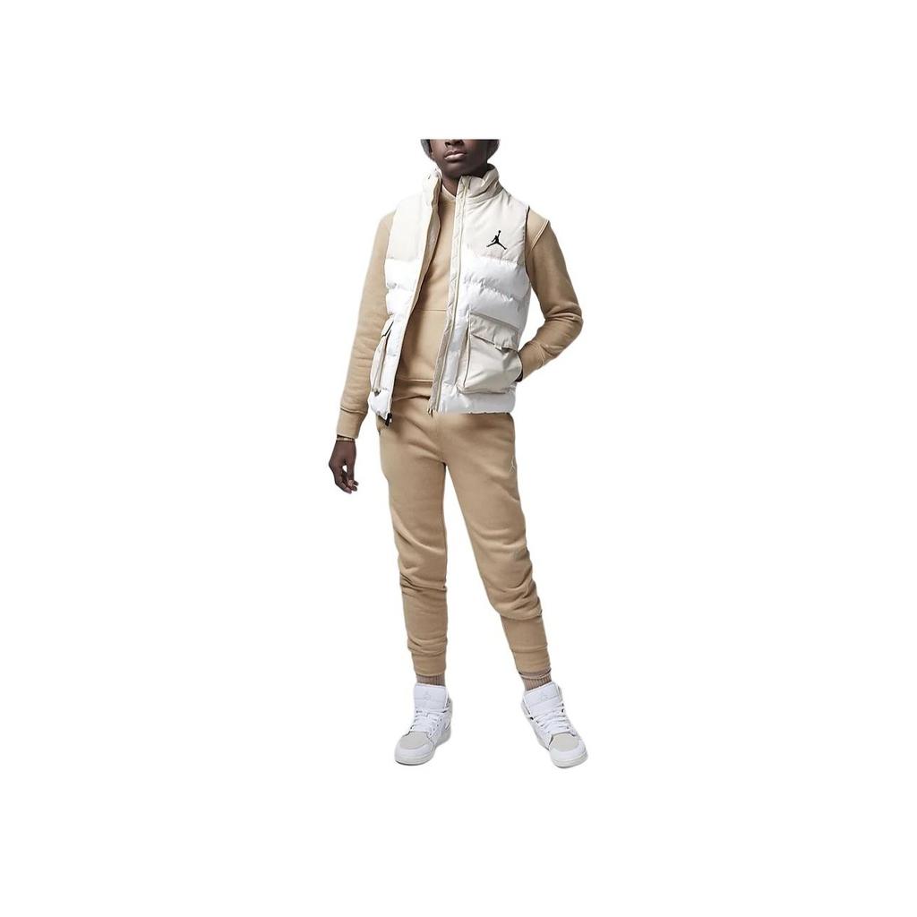 Jordan Logo Versatile Three-Proof Down Vest Kids Vests Off-White HQ8120-133