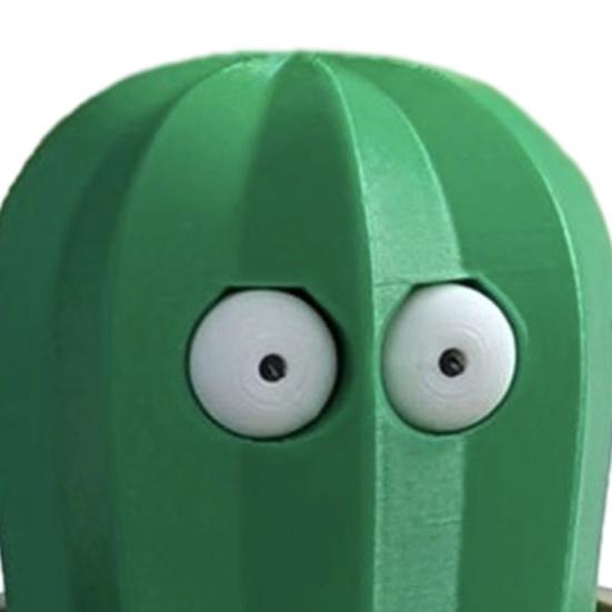 Cactus Squeeze Toy Press To Pop Eyes Stress Ball Funny Stress Relief Figurine for Desk Office Portable Decompression Gadget for Kids Adults