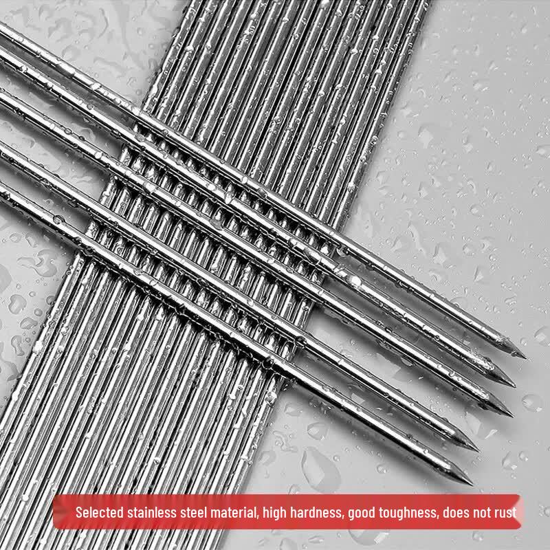 Ronglv Stainless Steel Round BBQ Skewers