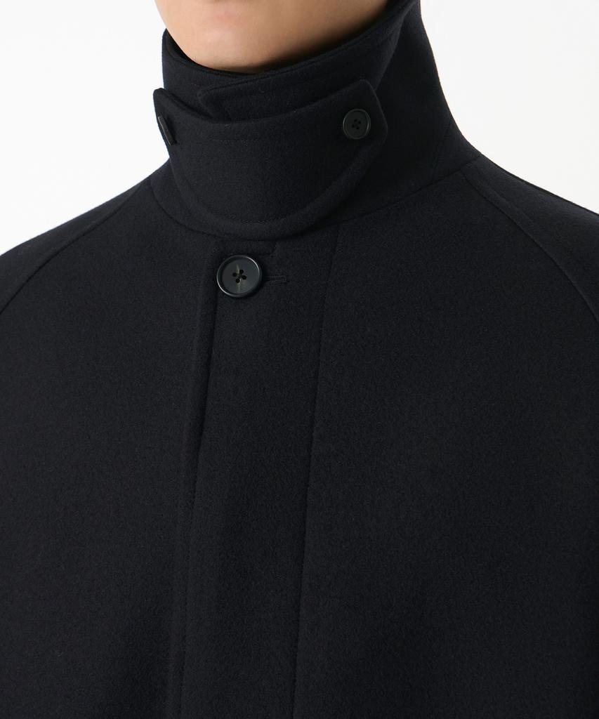 Musinsa Standard Fortex Felt Oversized Balmacaan Coat [Navy]
