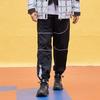 Li Ning Badfive Sports Basketball Series Jianghu Hero Patchwork Cuffed Loose Sports Pants Men Pants Black AKXQ561-1