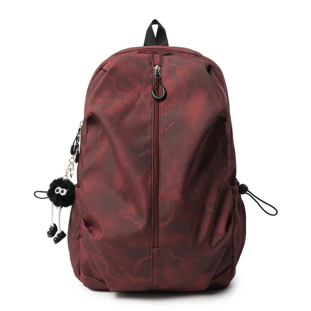 Schoolbag new Korean version backpack junior high school college student large capacity schoolbag men's and women's autumn tie-dye printing travel