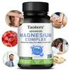 Magnesium Complex 500mg Capsules, 5-in-1 Blend Magnesium, 120 Plantaardige Capsules Dagelijks Voedingssupplement