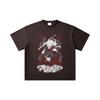 260 GSM Double Yarn 32 Count 100% Cotton Gachiakuta V1 Rudo Print Unisex Heavy Cotton T Shirt
