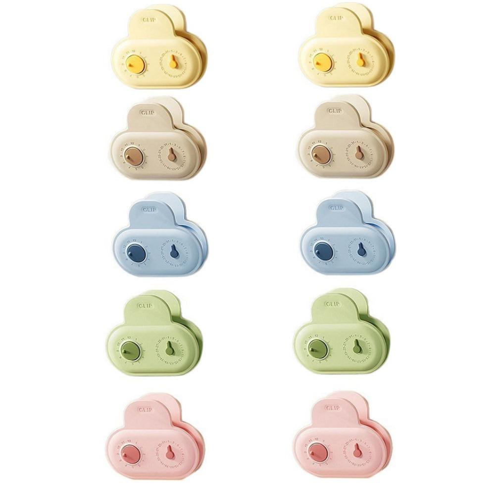 

10 шт. Милый дофаминовый зажим для запечатывания Пластиковый зажим для пакетов для еды Креативный зажим для сохранения свежести продуктов Пакет для снеков 10Pcs