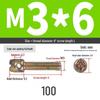 304 Stainless Steel Lead Seal Galvanized Meter Screw with Cross Hole