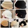 Pearl Woolen Bucket Hat Bow Wool Fisherman Hat Fashion Basin Hat  Outdoor
