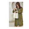 Genuine Leather Women's Shoulder Bucket Bag Large Capacity Crossbody Handbag Fashion Commuter Purse