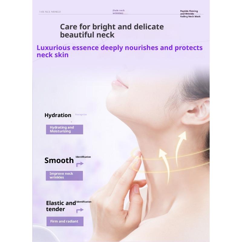 Polypeptide Compact and Light-striated Neck Film Desalinizes Fine-striated and Smooth Moisturizing Neck Care Neck Patch