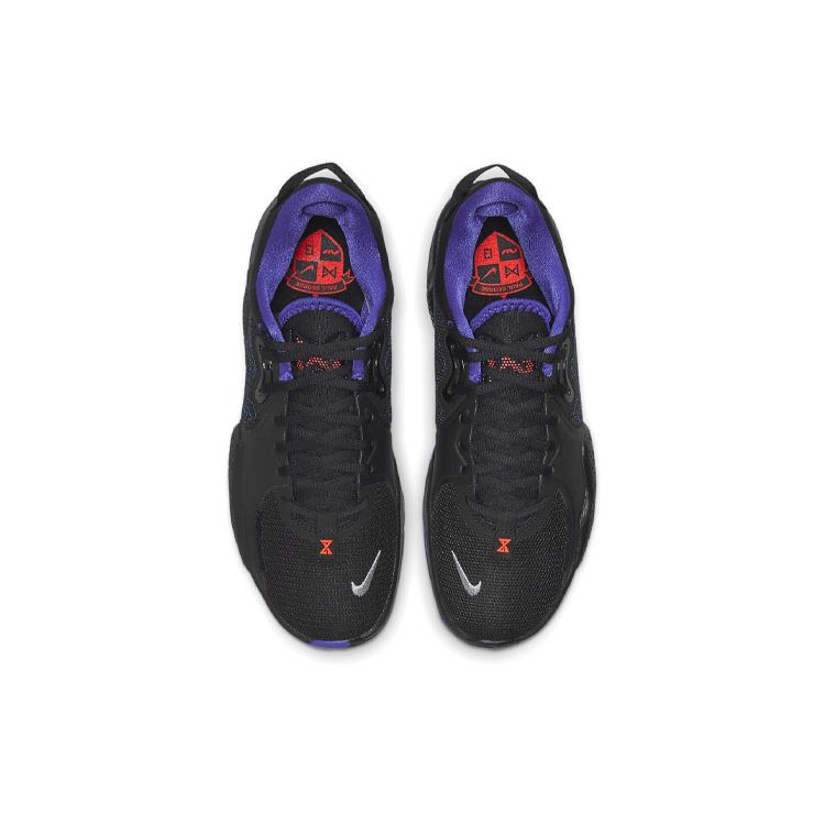 Nike PG 5 Clippers Away Men Sneakers Black Lapis Bright-Crimson CW3143-004