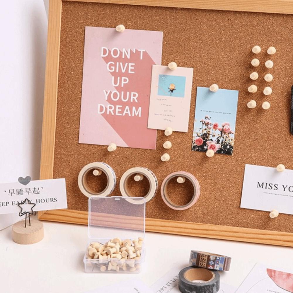 50PCS Plastic Board Tacks Push Pins Cork Board Thumb Tacks Pins INS Pushpin Thumbtack  Fixings Pins