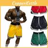 Mens Gyms Fitness Shorts With Breathable Mesh Material For Casual Summer Sports