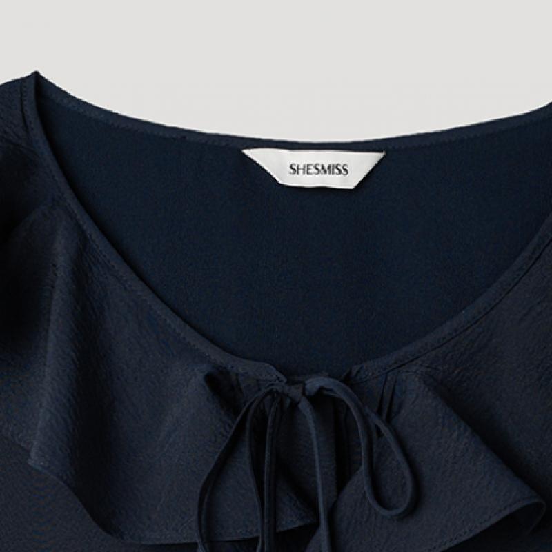 She S miSe Ruffle Strap blouSe Swwblp11020 Dn