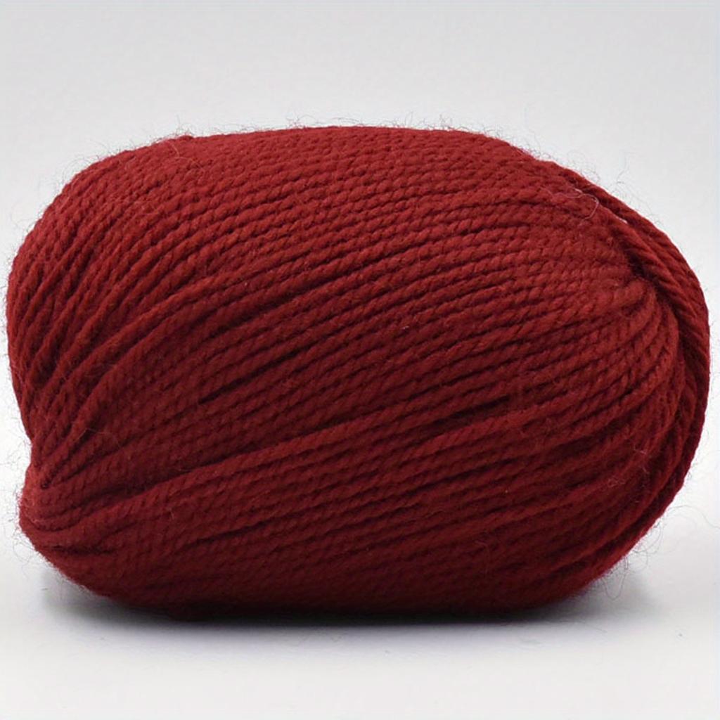 Worsted Weight Wool Yarn Soft & Durable Knitting Crochet Yarn for Cushions DIY Craft Yarn for Beginners