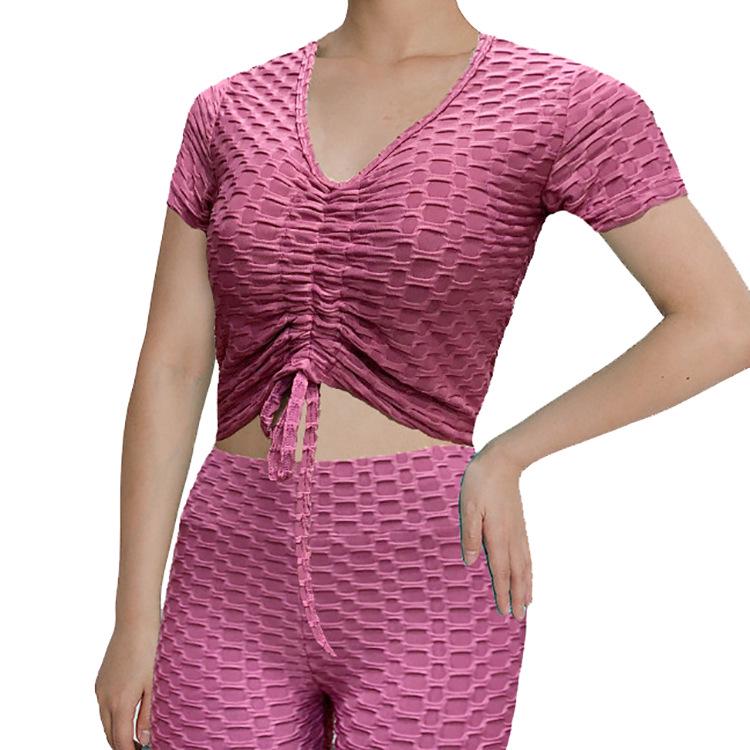 Cross-Border Yoga Shorts & Sports Bra Set - High Waist, Hip Lift, Women's Fitness Apparel