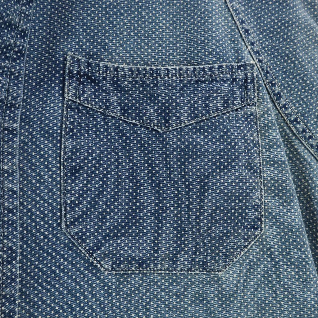 RALPH LAUREN Dot Long sleeve shirt XS Blue Men's Used