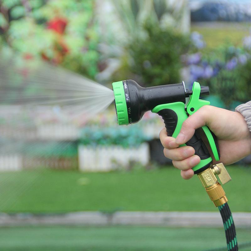 Magic Retractable Garden Hose with High-Pressure Sprayer for Gardening and Car Washing