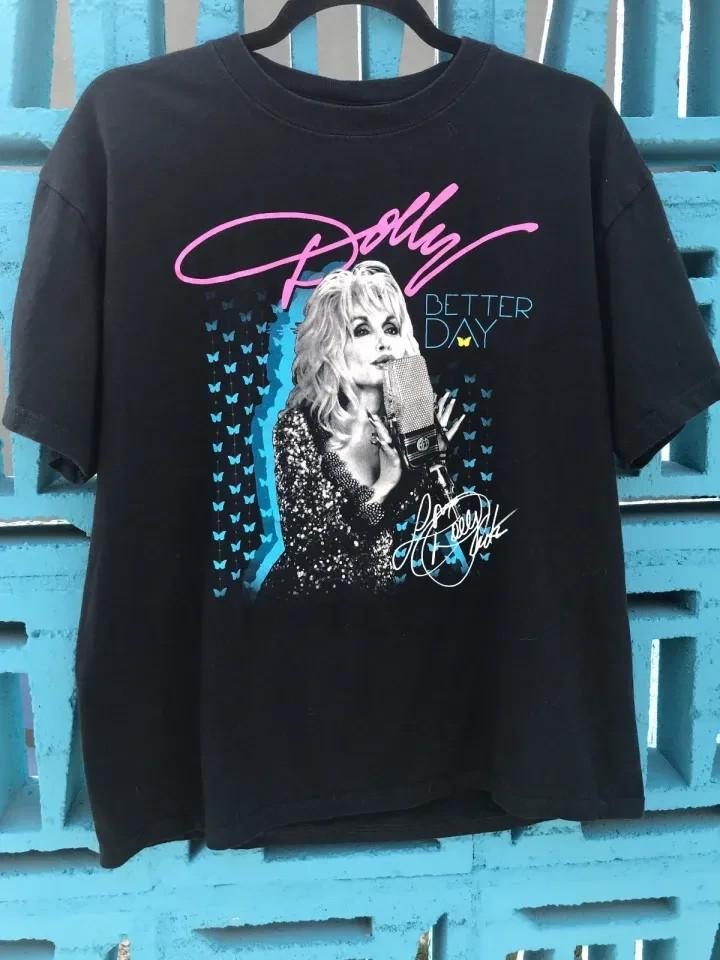 Dolly Parton Black Cotton Shirt