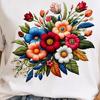 Floral Bouquet PNG SVG Pdf JPEG | Vintage Wildflower T-Shirt and Kids Tshirt Design | Botanical Flower Graphic | Digital Download