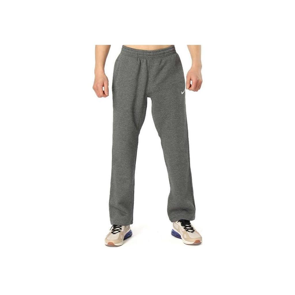 Nike Club OH Men's Fleece Straight Pants Grey Heather 623455-063
