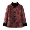 Winter clothing velvet thickened padded jacket old lady warm padded jacket padded jacket women