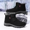 Winter Men Snow Boots Outdoor Warm Short Plush Boots Thick Sole Shoes for Men Walking Sneaker Unisex Women Boots Couple Shoes