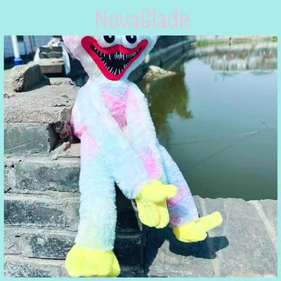 Colorful Huggy Wuggy Plush Toy Poppy Playtime Game Character 40cm Great Gift For Kids