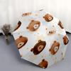1pc Cute Bear Pattern Umbrella with Plastic Handle,Suitable for All Seasons UmbrellaPT576