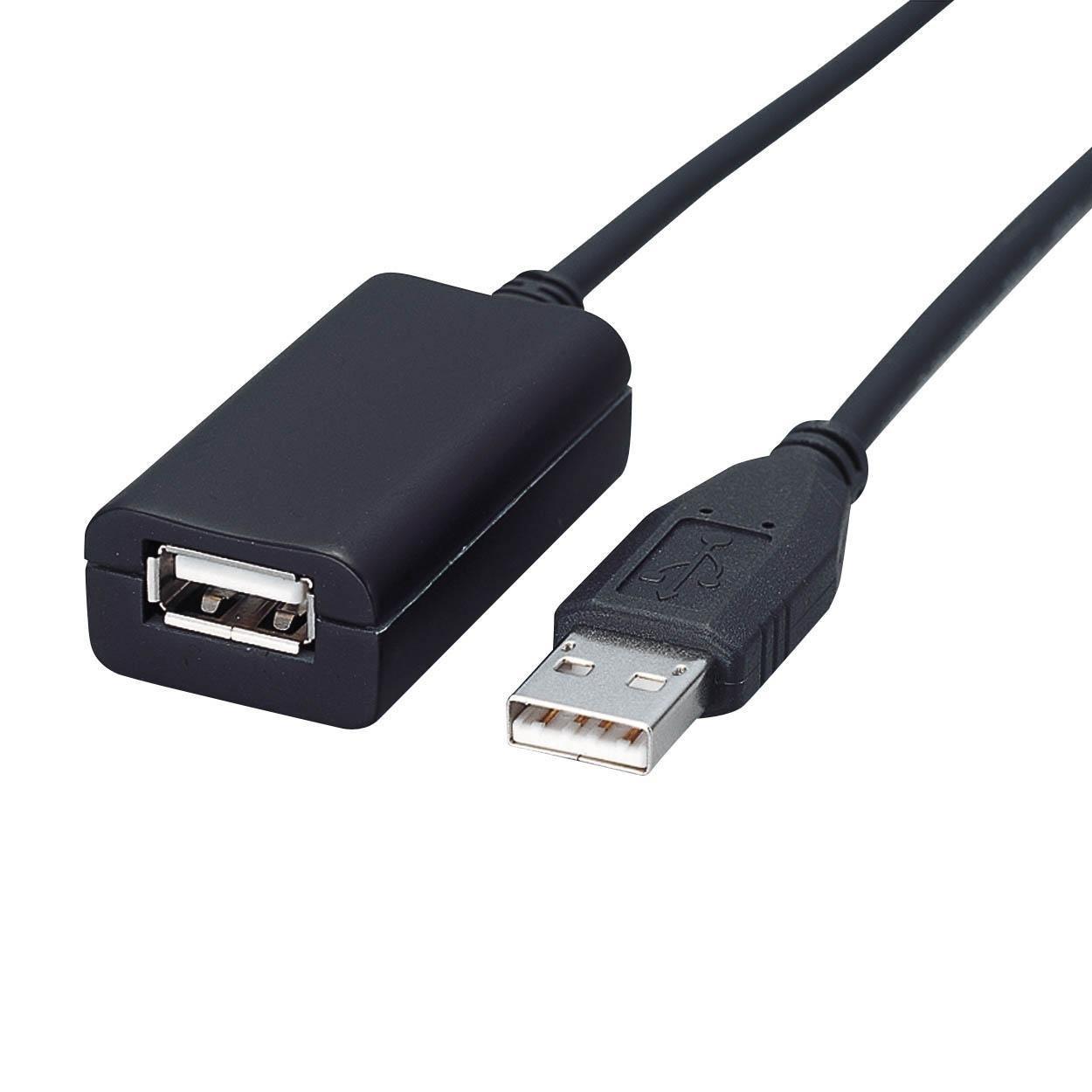 

Elecom Удлинительный кабель USB 2.0 (USB A Мужской к USB A Женский) 5.0м Удлинитель USB2-EXA50