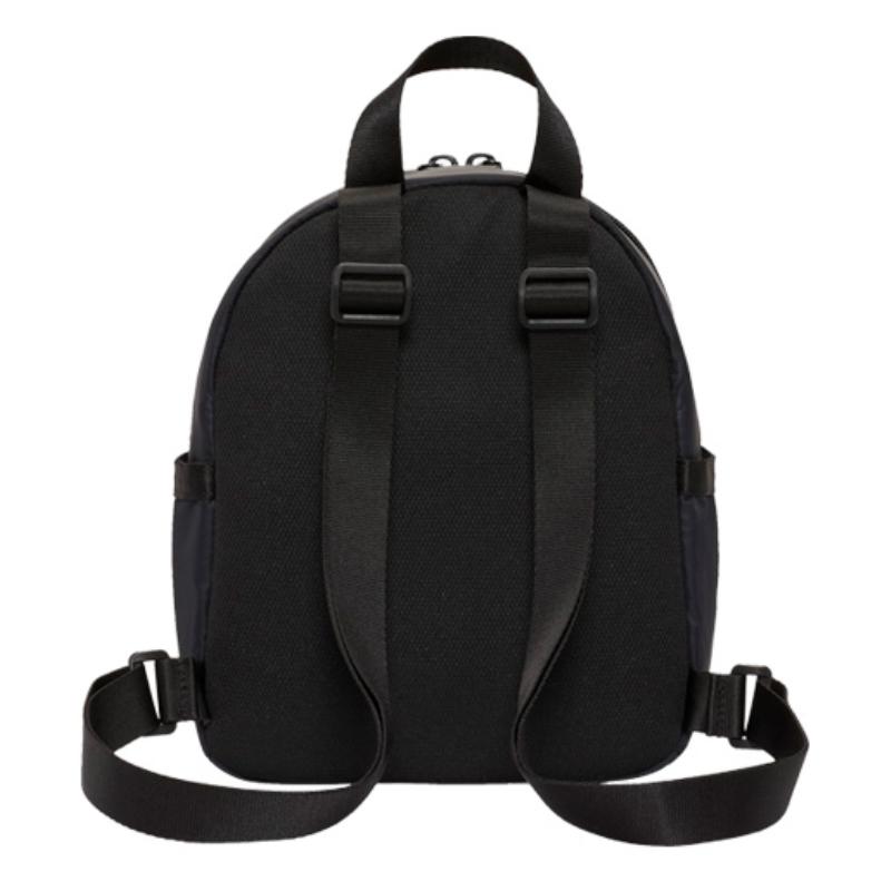 Nike Leather Backpack Mini Women's Pure Black Lightweight Casual DC7707-010