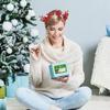 120 pezzi Etichette Adesive Natalizie Etichette Natalizie Adesivi Etichette Regalo di Natale Etichette Autoadesive Natalizie per Confezionamento Regalo