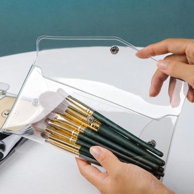 1 Stück Verschiedene Sie Tragbare Transparente Kosmetiktasche Wasserdichtes PVC Bleistift Toilettenartikel Organizer Schreibwaren Aufbewahrungstasche Make-up Pinsel