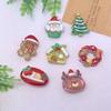 100PCS Christmas Cute Resin Flatback Slime Charms Cartoon Flatbacks for Phone Cases Nails Scrapbooking Making Decorations
