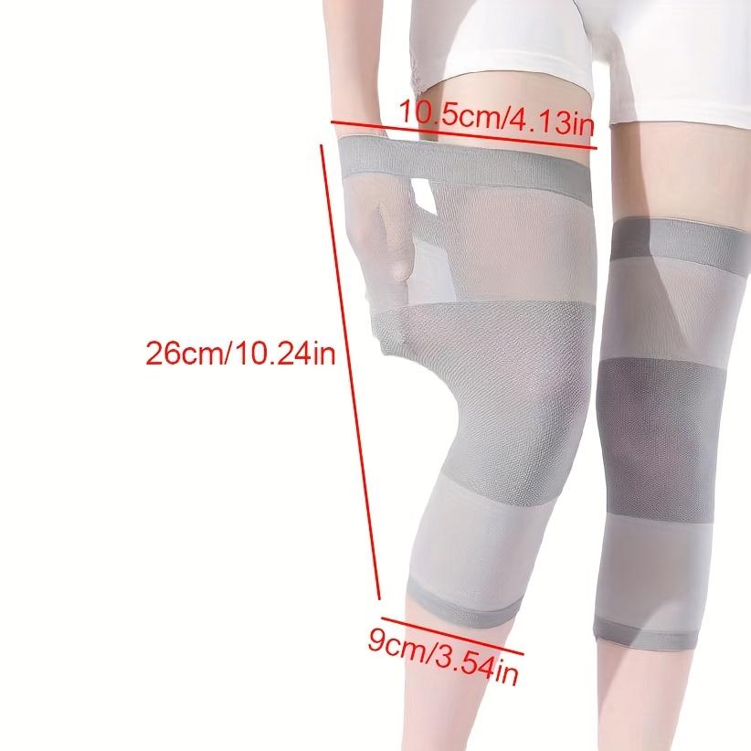 Genunchiere ușoare din 2 piese, potrivite atât pentru bărbați, cât și pentru femei - Invizibile, suport fără cusături, ameliorează durerile articulare, material țesut respirabil