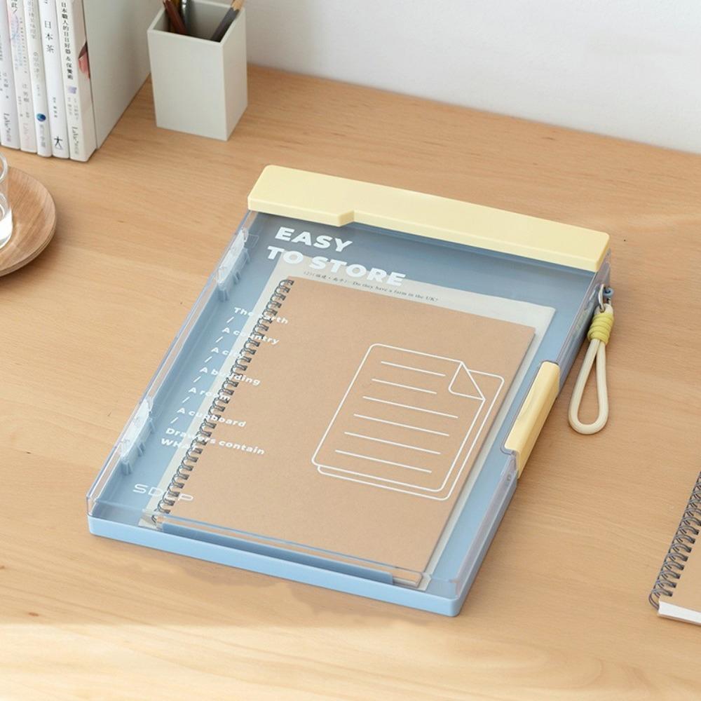 Thickened Document Holder Large Capacity File Storage Box File Organizer for Office