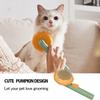 Pumpkin Cat Brush Pet Cleaning Grooming Tools with Release Button for Cats Dogs Hair Remover Shedding Pet Supplies Accessories