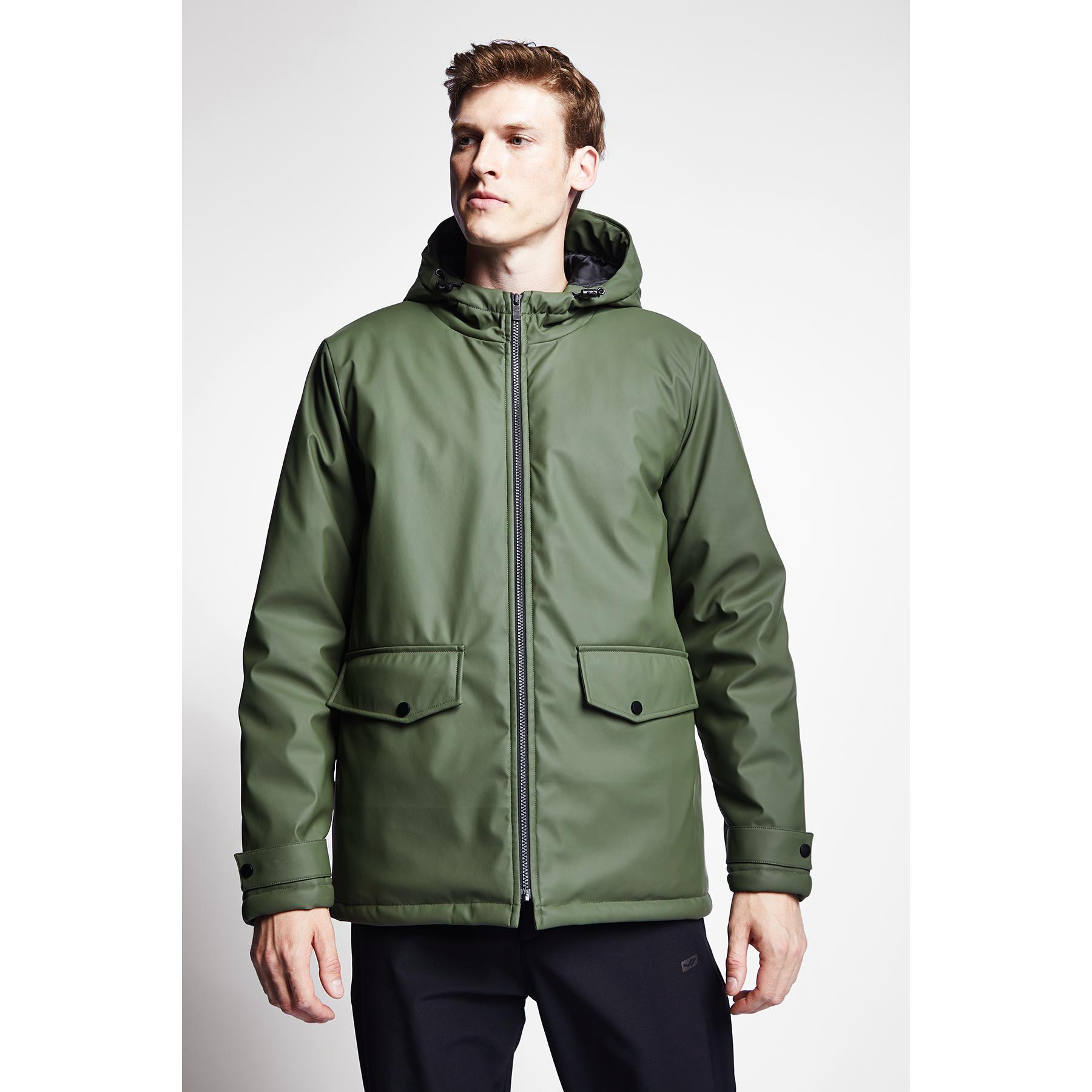 

Плащ мужской Lescon 22N-1166 L зелёный