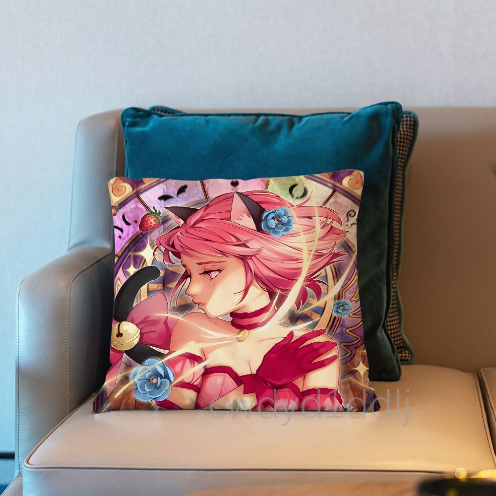 

TTokyo Mew Mew Ichigo Pillowcases Cute Funny Pillow Case For Wedding Party Home Decor Comfy Pillow Cover 30x30cm