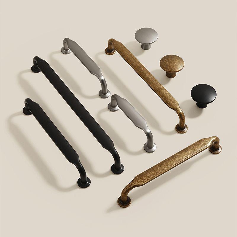 Vintage Zinc Alloy Cabinet Door Handle Kitchen Cabinet Drawer Wardrobe Door Knob Vintage Furniture Hardware
