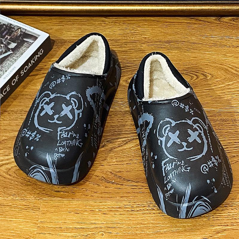 Зимняя пара плюс бархат теплые хлопковые туфли ленивые туфли повседневная мода плюс — фото 14