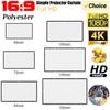 16:9 Ratio Hight-density Portable Projection Screen 1080P 3d 4K HD Projector Movie 60 72 84 92 100 120 150 Inchs for Home Office