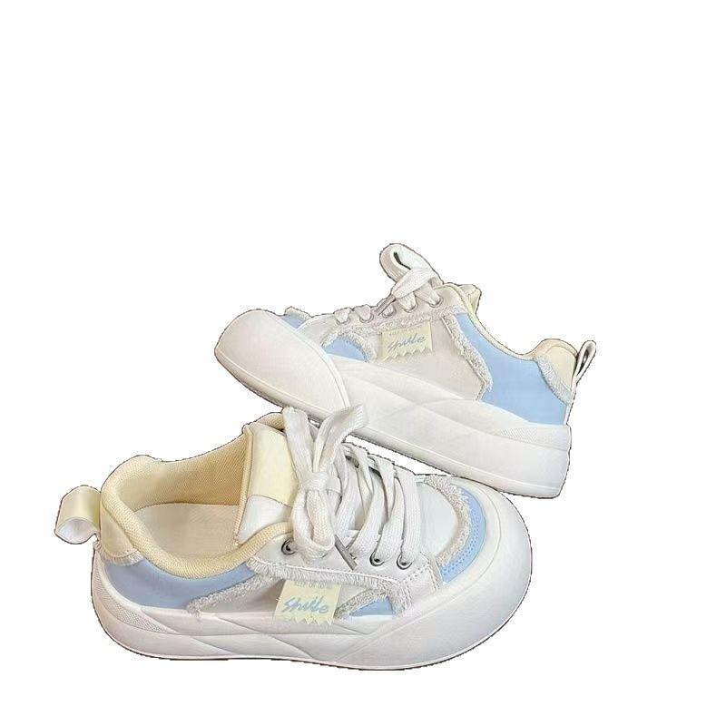 Wasteland wind muffin bottom new autumn niche big head board shoes heightened platform bread shoes