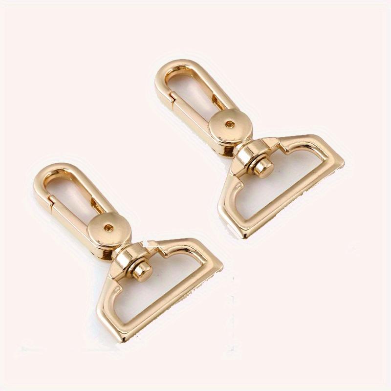 2pcs Metal Swivel Snap Hook Trigger Clips Buckles Hooks For Pet & Dog & Cat Leash & Chest Strap Accessory, Flag, Leather Craft